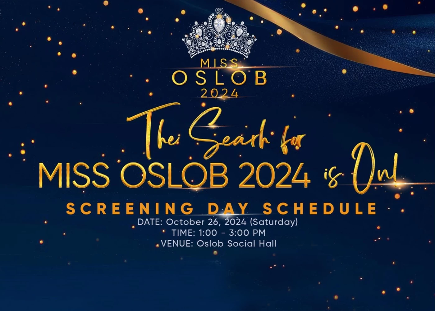 Miss Oslob 2024 poster